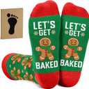 Christmas Socks For Women - Stocking Stuffers for Men, Christmas Gifts for Family, Funny Socks for Adults, Kids, Unique Naughty Gift for Women and Men, Fun Stuff For Fashion-Forward Individuals