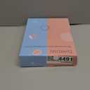 deweisn Folding Lighted Makeup Mirror with 72 LEDs 3 Colors Light Modes USB Rechargable 1800mA Batteries Portable Ultra Thin Compact Vanity Mirror Dimmable Travel Mirror (Black)