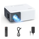 YOTON Mini Projector, Portable Phone Projector 1080P Supported, 6000 Lumens Brightness Home Projector Y3 Compatible with Fire Stick, HDMI, USB, PS5, Xbox, iOS, Android, Laptop