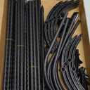 Tower Obelisk Garden Trellis for Climbing Plant，6.2FT/74.4" Rustproof Metal Potted Plant Climbing Support for Indoor Outdoor Flowers Vegetable Fruits Vines Support (2Pcs)