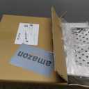 5-Tier Mobile Bookshelf, Rolling Bookcase Book Storage Rack, Movable File Folder Organizer Cart with Wheels for Home Study Office Living Room Classroom, White