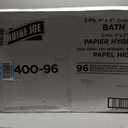 Genuine Joe Standard Bath Tissue, 3" x 4", 2-Ply, 400 Sheets/Roll, 96 Count
