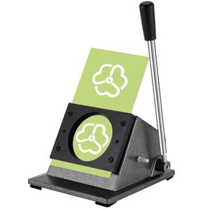 32mm Graphic Punch Die Cutter Button Maker Circle Cutter Button Making Machine for Paper, Leather, PVC Card