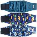 5 Pack Dog Diapers Male, Premium Belly Bands for Male Dogs, High Absorbing Dog Pee Wraps for Doggie in Incontinence or Excitable Urination and Training XXL (Animal)