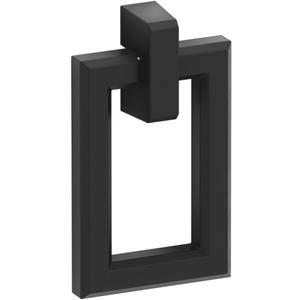 KOHLER 99687-HF3 Poplin Rectangular Pull, Black