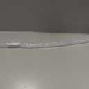 Frameless Shower Door Bottom Seal Shower Sweep with Drip Rail for 1/4" Glass,36" Long, Vinyl, Clear