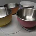 Elk and Friends Stainless Steel Bowls with Silicone Sleeve for Babies & Toddlers | Lids Included | Stay Put Suction | Cereal & Snack Bowls | 4 Pack, Width 4.7/12cm, Height 2/5cm