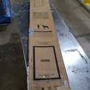 PetSafe Sliding Glass Pet Door - No-Cut DIY Install Doggy Door for Renters - Aluminum Frame - Adjustable Height 75 7/8" to 80 11/16" - Ideal for Large Dogs Up to 100 lb - White