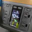 Duracell G350 Portable Power Station  Backup Power for Camping, Home, Emergency Use  350W Lithium-Ion Battery, AC Outlets, USB-A & USB-C Ports, Solar Powered Capability (Panel Sold Separately)