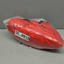 Indoor/Outdoor Motorcycle Cover Reflective Waterproof Protection Heat - Moisture Guard Sportbike (Red-XXXL)