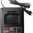 40V MAX Battery Fast Charger LCS40 Compatible with Black & Decker 36V 40V Max Lithium Battery LBX1540 LBX2540 LBX2040 LBXR2036 LBXR36 LBX2240 LBX36 LSW36 LST136 LHT2436