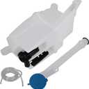 maXpeedingrods Windshield Fluid Reservoir for Nissan Rogue 2014-2016, Windshield Washer Tank with Cap & Washer Pump, Replace# 28910-4BA5A