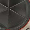 Elite Gourmet EQD-413 Electric Non-Stick 8" Quesadilla Maker, Easy-Slice 6-Wedge, Grilled Cheese Corn Flour Tortilla Snacks, Red