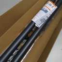 Vailge Room Divider Tension Rods, Premium Curtain Tension Rods,83-122 Inch,No Drilling, Adjustable Large Window Stall Tension Pole-Black