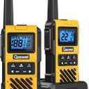 G1pro+ IP67 Waterproof Walkie Talkies Long Range for Adults, Heavy Duty Two Way Radio with FM Radio,VOX,SOS & NOAA Weather Alerts,USB-C Rechargeable,2 Pack-Yellow