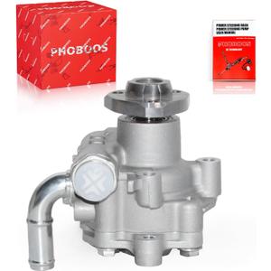 PHOBOOS Power Steering Pump Compatible with Volkswagen Jetta/Saveiro 2011-2015, Passat/Beetle 2012-2014, CrossFox 2007-2009/2011-2013, 1.8L/2.0L/2.5L Models, New Unit, Smooth Steering, Ref. 21-659