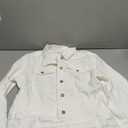 GRAPENT Women's Basic Button Down Long Sleeve Stretchy Jean Trucker Denim Jacket Size 2XL