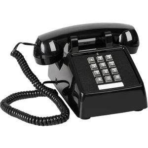 Sangyn Classic Vintage Cord Phones for Landline Old Telephone with Mechanical Ringer Volume Control Retro Analog Desk Phone for Home House School, Black