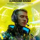 EKSA 2.4GHz Wireless Gaming Headset for PS5,PS4,PC,Switch,Mobile,Mac, Bluetooth Gaming Headphones with ENC Microphone, RGB, 20ms Latency, 120H Battery, 7.1 Surround Sound Headset, 3.5mm Audio Cable