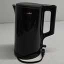 COMFEE' 1.7L Double Wall Electric Tea Kettle and Kettle Water Boiler, 100% Stainless Steel Interior & Lid & Spout, Two-Level Wide Open Lid, 1500W Fast Boiling, Auto-Off and Boil-Dry Protection (1.8 Quarts)