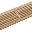 WELLAND Red Oak 32-Inch Hardwood Register Cold Air Return Wall Vent