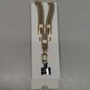 TORRAS Phone Lanyard Crossbody with 2 Phone Tabs, Adjustable Anti Theft Phone Strap for iPhone 17 Pro Max, Premium Metal Buckles, Universal Cell Phone Neck lanyard for Women and Men, Khaki