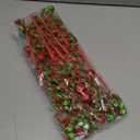 Moucuny 12 Christmas Tree Picks 16 Inch Lime Green and Red Xmas Spiral Curly Stems with Glitter Balls Christmas Tree Topper Whimsical Holiday Decor for Xmas Ornaments Home Wreaths DIY Crafts