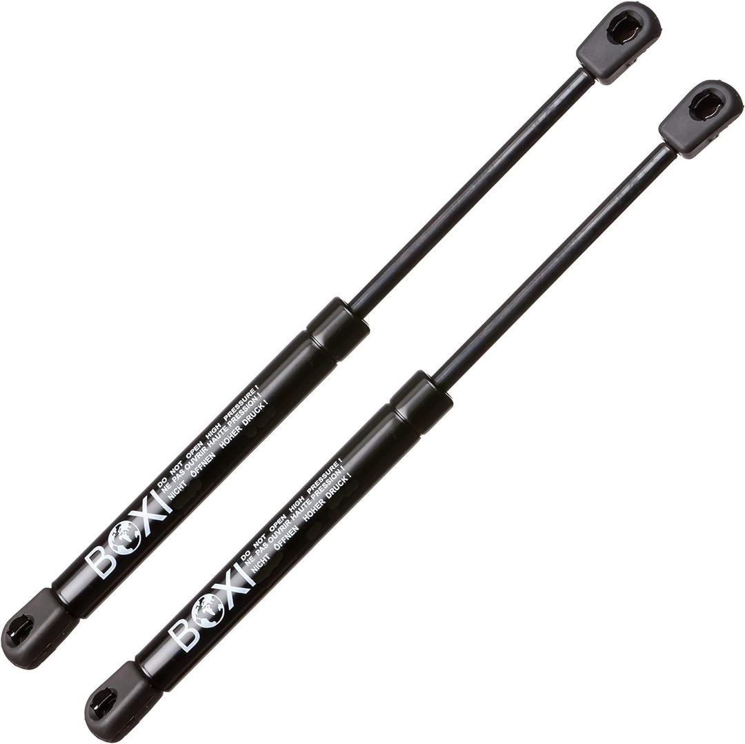 BOXI 2pcs Gas Charged Universal Lift Supports Struts Shocks Springs Dampers Extended Length 17.13 inches, Compressed Length 10.43 inches, 34 lbs Force, 10mm Ball Sockets 6906