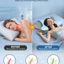 Cervical Neck Pillow for Pain Relief - Ergonomic Side Sleeper Pillow for Sleeping, Cooling Memory Foam Pillows for Neck Support, Orthopedic Pillow Contour Bed Pillow for Back Sleepers,    24.7"L x 14.6"W