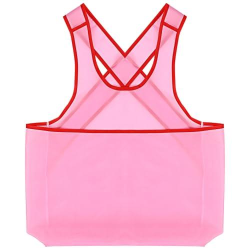 Pack of 4, PACKOVE Clothes Drying Aprons Clothes Hanging Apron Portable Laundry Drying Aprons With Large Pocket Waterproof Sleeveless Laundry Apron