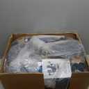 Foldable Rollator Walker with Seat for Seniors,Lightweight 2-in-1 Rolling Walkers and Wheelchair Combo with Adjustable Handle Height,Transport Chair with Brakes 300 lbs Weight Capacity (Blue-all Terrain(10" Front and 8" Rear Wheels))