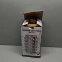 Spice Rack Organizer with Jars for Cabinet (20Pcs) Revolving/Rotating Seasoning Organizer, Stainless Steel/Wooden Countertop Rack Tower Organizer for Kitchen Pantry with Reusable Labels/Funnel/Brushes