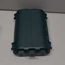 Outdoor Waterproof Electrical Box, Large Extension Cord Cover (9.05x6.61x2.67inch) Plug Protector Cable Connection Safety Box IP54 Water-resistant for Power Strip, Holiday Light and Decorations, Green