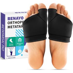 Orthopedic Metatarsal Pads,Ball of Foot Cushion with Gel Pad for Women and Men, Foot Pads for Ball Pain Relief, Morton's Neuroma, Metatarsalgia Support.