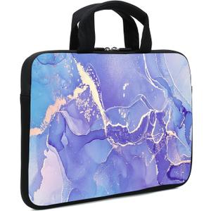 Laptop Sleeve Case 11.6" 12.1 Inch Neoprene Laptop Sleeve/Notebook Computer Pocket Case/Chromebook Case/Tablet Briefcase Carrying Bag Compatible For Men Women boys girls (Purple)