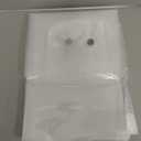 60x74 Inch Plastic Shower Curtain, Clear Heavy Duty Waterproof 74 Inch Shower Curtain Liner Long with 3 Magnets and 10 Rustproof Grommets 60 x 74