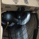 VEVOR 18 inch Wall Mount Fan Oscillating, 3-speed High Velocity Max. 4000 CFM Industrial Wall Fan for Indoor, Commercial, Residential, Warehouse, Greenhouse, Workshop, Basement, Black, ETL Listed