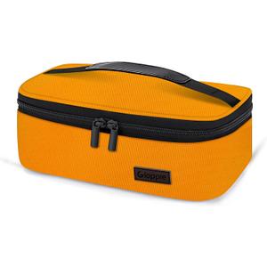 Gloppie Mini Lunch Box Small Lunch Bag for Children Insulated Lunch Bag for Kids, CPC Certified | Child-Safe Materials, Thermal LunchBox Reusable Sandwich Bags Snack Box, Orange