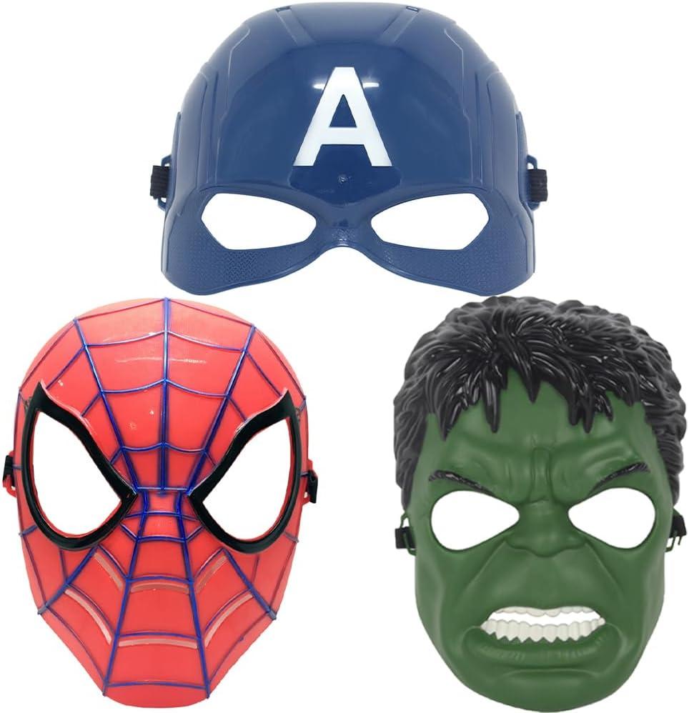 Superhero mask for Kids，Super hero Costumes Children's Birthday Parties,Boy Toys Gifts for Halloween Cosplay Parties