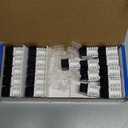 Everest 90 Angled RJ45 Cat6 Keystone Jacks 20-Pack in Black - Slim Profile Female RJ45 Connectors - Cat 6 Keystone Jack - Compatible with 90 Angled Speed Termination Tool - easyJACK (B094WB91H3)