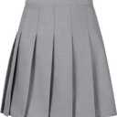 Skirts for Girls Pleated Skirt A-line Tennis Outfits High Waisted School Uniform Skirts with Shorts (4T)