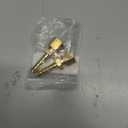 YSIL 2PCS Compression Fitting 3/8" Tube OD to 3/8" Hose Barb Transmission Cooler Fuel Line Fitting Brass