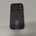 SURITCH for iPhone 17 Pro Case with Camera Control Cover, Camera Cover and Adjustable Kickstand, Compatible with MagSafe, Shockproof Bumper Protective Cases 6.3 Inch, Black