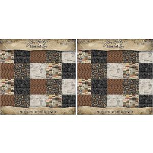 Tim Holtz Palette Collection Halloween 8"x 8" Decorative Double-Sided Paper Packs - 2 Pack Bundle