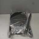 iDavosic.ly 5 Tier Large Plant Stand Indoor with 10 Inch Wide Tray, Tiered Corner Metal Outdoor Flower Display Holder Shelf, Folding Tall Rack for Patio Porch Living Room, Modern Black