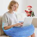 vamorry Gaming Pillow Arm Support Pillow for Bed & Sofa: Ergonomic U-Shaped Lap Pillow with Elbow Rest for Adults & Kids - Reduces Arm Pain & Fatigue During Gaming, Reading, Working & Crocheting