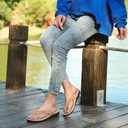 MEGNYA Women's Flip Flops, Comfortable Women Walking Sandals, Arch Support Indoor Office Working House Summer Outdoor Travel Camping Sandals, Size 11