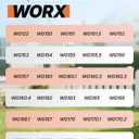 20 Pack (WA0010)Replacement Trimmer Line Spool Compatible with Worx Weed Eater, 0.065 inch Trimmer Line Refills for Worx Trimmer,Weed Wacker String Replacement Parts(16 Trimmer Spools,4 Trimmer Caps)