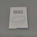 2-Pack Magnetic Phone Holder for car, [ Super Strong Magnet ] [ with 4 Metal Plate ] Cell Phone carmount for iPhone Magnetic [ 360 Rotation ] Universal Dashboard Adhesive Car Magnetic Phone Mount (Black)