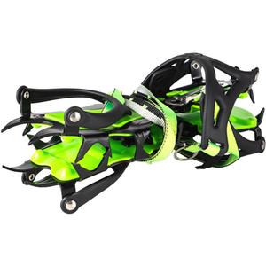 GALPADA 1Pair Manganese Ice Cleats Non Slip Ice Grippers for Shoes Durable and Comfortable Straps for Hiking and Climbing Ice Roads Suitable